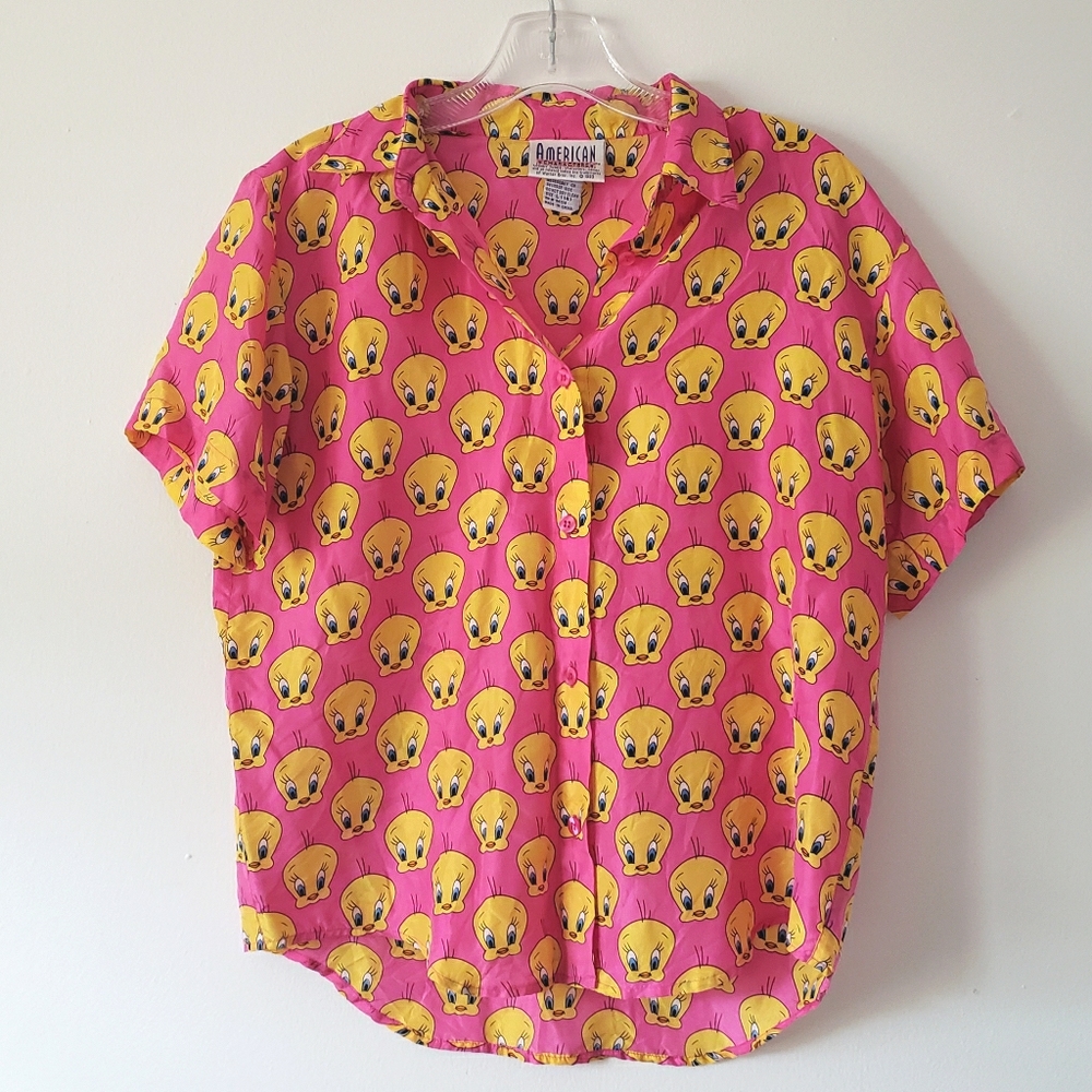 Vintage 1993 Tweety Button Up